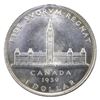 Image 2 : Silver $1 1939 ICCS Certified MS-65.  Light cameo, frosted white fields, with hints of golden tones.