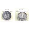 Image 2 : Silver $1 1939 & 1949 ICCS Certified MS-64. 2pcs