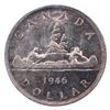 Image 2 : Silver $1 1946 ICCS Certified MS-62. Light violet tones throughout.