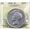 Image 1 : Silver $1 1948 ICCS Certified AU-55 *KEY DATE*