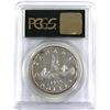 Image 2 : Silver $1 1956 PCGS Certified PL-67!  Some light toning around edges with white mirror finish and he