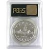 Image 2 : Silver $1 1956 PCGS Certified PL-67. An Attractive high grade coin with light to medium Cameo accent