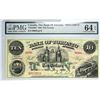 Image 1 : 715-22-26S 1892 Bank of Toronto SPECIMEN $10 PMG Certified Choice UNC-64 EPQ!