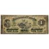 Image 1 : DC-2b-i 1870 Dominion Of Canada, $1 Toronto, Large Date Dickinson-Harrington, S/N: 429162-C. A Solid