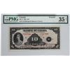 Image 1 : BC-8 1935 Bank of Canada, $10 French  Osborne-Towers, S/N: F147546-B. PMG Certified Choice VF-35 NET