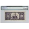 Image 2 : BC-8 1935 Bank of Canada, $10 French  Osborne-Towers, S/N: F147546-B. PMG Certified Choice VF-35 NET