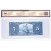 Image 2 : BC-23c 1937 Bank of Canada $5, Coyne-Towers S/N: X/C9142869. BCS Certified CUNC-64 Original. Crisp b