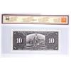 Image 2 : BC-24a 1937 Bank of Canada $10 Osborne-Towers S/N: A/D1854669. BCS Certified VF-30. Bright note with