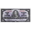 Image 3 : BC-24a 1937 Bank of Canada $10 Osborne-Towers S/N: A/D1854669. BCS Certified VF-30. Bright note with