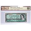Image 1 : BC-37b-I 1954 2 consecutive Bank of Canada Modified  $1. Beattie-Rasminsky S/N: H/M9262795/796. Both