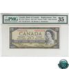 Image 1 : BC-41bA 1954 Bank of Canada Modified Replacement $20, Beattie-Rasminsky, S/N: *V/E0211574 PMG Certif