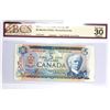 Image 1 : BC-48a-N1-iii-E25a-I 1972 Bank of Canada 4 Digit Radar, Cut off Size Error $5, Bouey-Rasminsky S/N: 