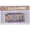 Image 1 : BC-49c-E7-ii 1971 Bank of Canada Error $10 "Out of Register Printing", Lawson-Bouey S/N: VE5088379, 