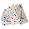 Image 1 : Set of 7x  Bird Series Banknotes with Matching Low Serial Number. (CH# N5-iii S/N: 0000084) All note