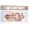 Image 2 : BC-55b-N1-ii-N10-iii 1986 Bank of Canada 2 Digit Radar, 4 cycle Repeater $2, Thiessen-Crow S/N: CBG2