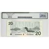 Image 2 : BC-58B-I 1991 Bank of Canada $20, 3 Digit Radar, Bonin-Thiessen S/N: ASA4558554, Legacy Certified Su