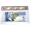 Image 2 : BC-67a-E14-i. Error 2006 Bank of Canada Mismatched Prefix $5, Jenkins-Dodge, APF/APE0554431, BCS Cer