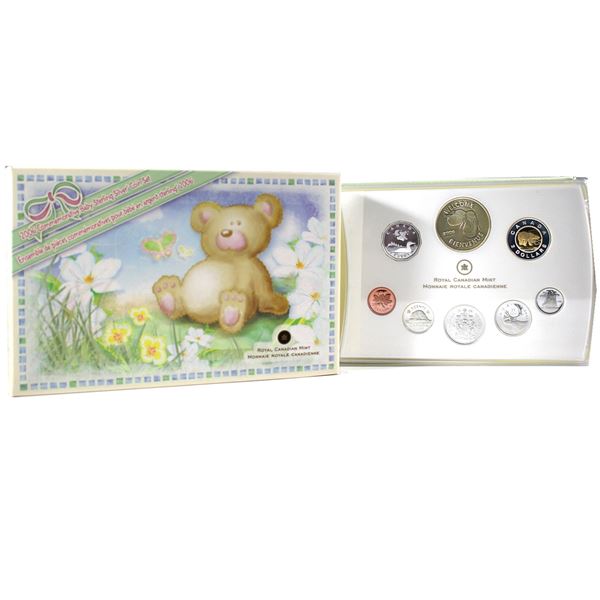 2006 Baby Sterling Silver Proof Set with Bronze Medallion and Special Loonie.