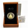 Image 1 : 2016 $1 Library of Parliament Renewed Silver Dollar 2oz Gold Plated Fine Silver Coin. Mintage of onl