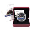 Image 1 : 2016 5-cent Big Coin 5oz Coloured Fine Silver Coin. Mintage of only 1500! (TAX Exempt)