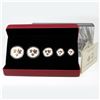 Image 1 : 2016 A Historic Reign Silver Maple Leaf 5-coin Fractional Set Featuring 1oz, 1/2oz, 1/4oz, 1/10oz & 