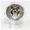 Image 2 : 2019-2020 $25 Multifaceted Animal Head Series 1oz 3-Coin Fine Silver Set Featuring the Wolf, Grizzly