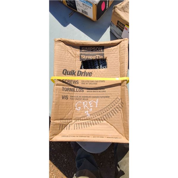 SIMPSON QUICK DRIVE SCREWS 3"