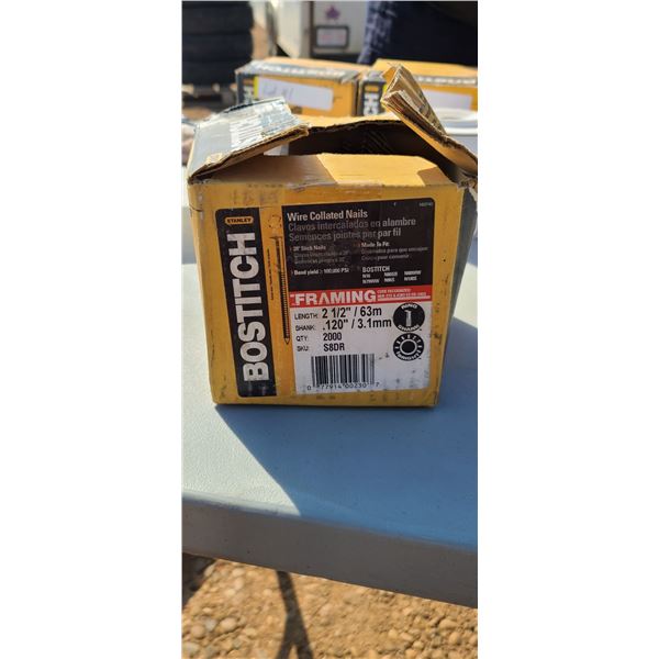 STANLEY/BOSTITCH WIRE COLLATED NAILS 2 1/2"