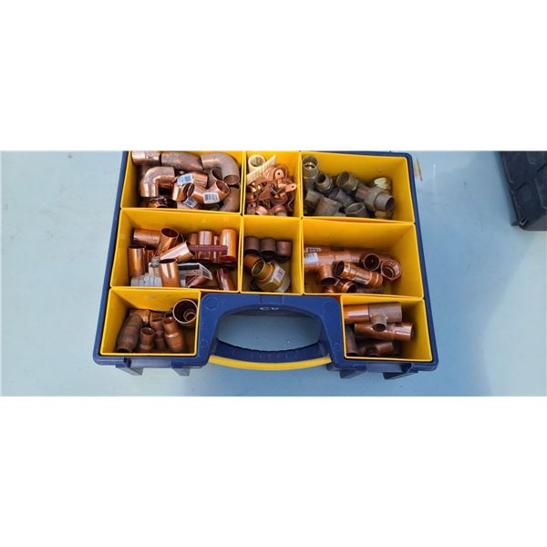 CASE WITH COPPER AND BRASS FITTINGS