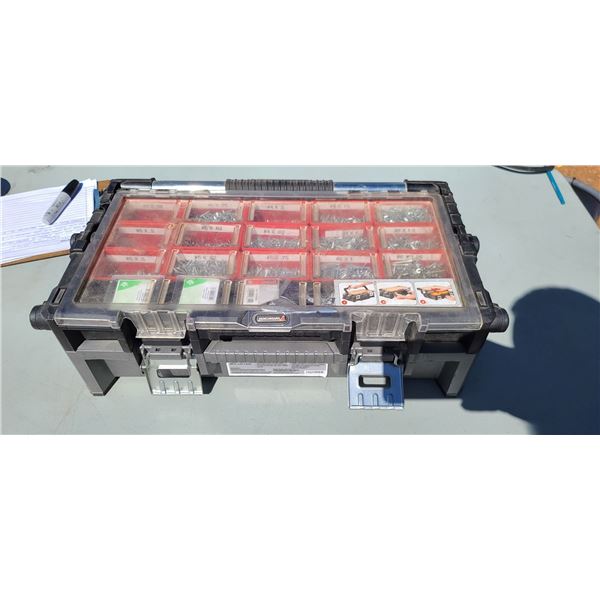 BENCHMARK SCREW BIN AND CONTENTS