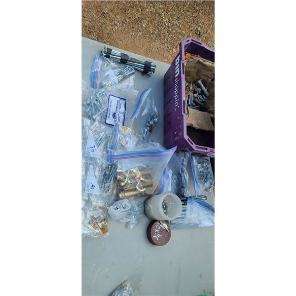 LOT OF ASSORTED LAG BOTS UP TO 10"