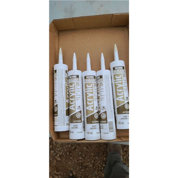 IVOR CAULKING - HOME BUILDER ACRYLIC QTY 5
