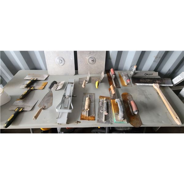 DRYWALL TROWELS - ASSORTED 19PCS