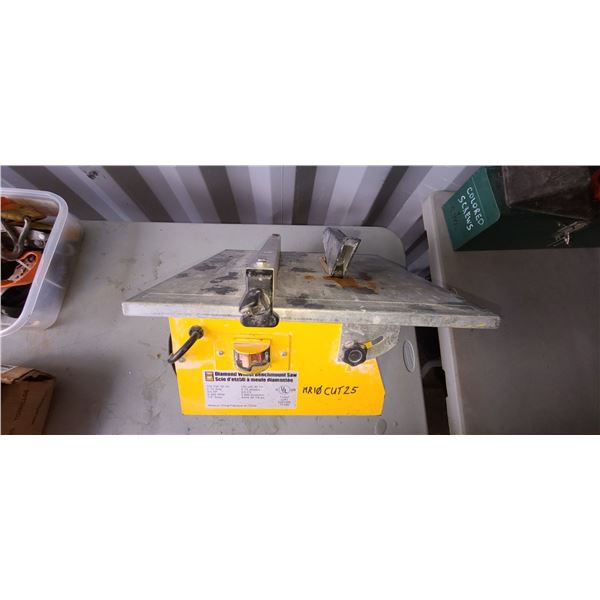 DIAMOND WHEEL BENCHMOUNT SAW 120V