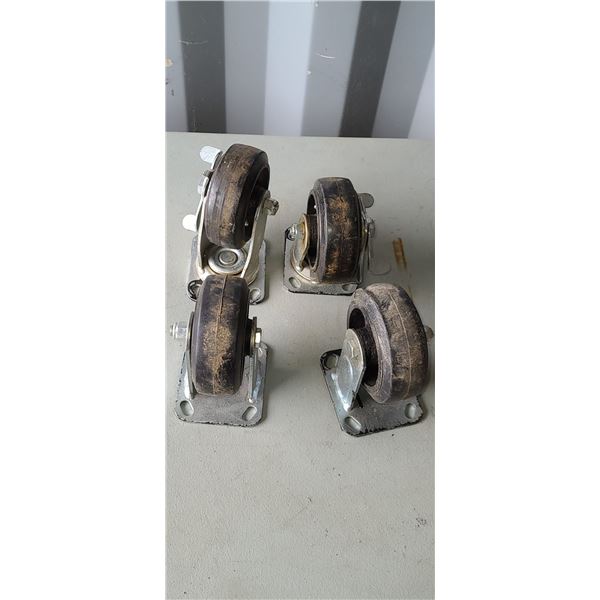 HD CASTER WHEELS 23-6" ANCHOR BOLTS 3 " ANCHOR BOLTS