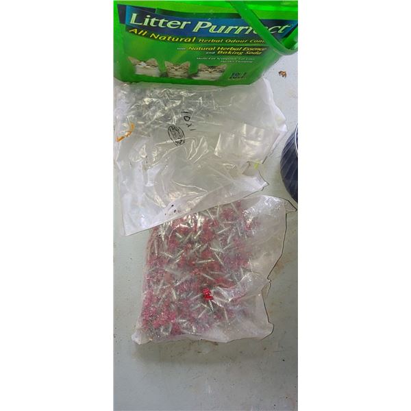 RED,GREEN AND GALVANIZED METAL ROOFING SCREWS