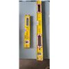 Image 1 : STABILA LEVELS TYPE 187 (40CM) AND TYPE 196-2 (80CM)