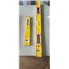Image 2 : STABILA LEVELS TYPE 187 (40CM) AND TYPE 196-2 (80CM)