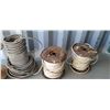 Image 10 : SPOOLS OF 14/3, 10/3 BX CABLE AND COATED WIRE