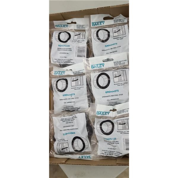 BAILEY GROMMETS FOR STEEL STUDS 25 PACK QTY X 6