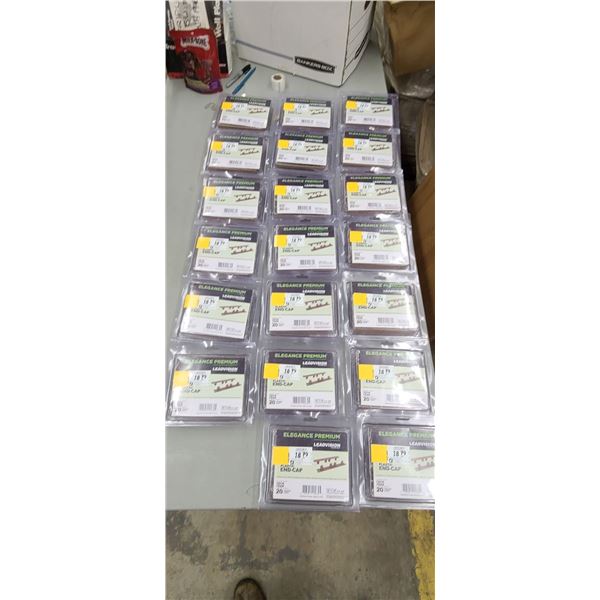 ELEGANCE PREMIUM LEADVISION PASTIC EN CAPS 1/8" X 7/8" X 5 1/2" 20 PACK QTY 20 RETAIL VALUE #376