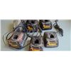 Image 2 : DEWALT BATTERY CHARGERS QTY X 6