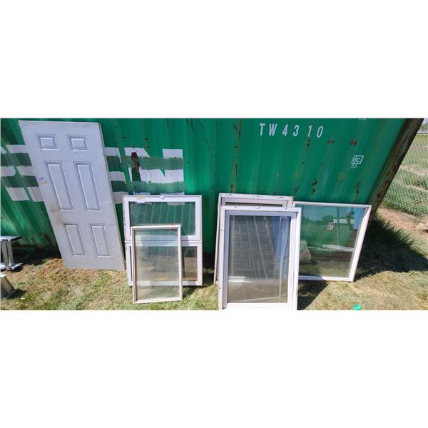 36" EXTERIOR DOOR AND 4 WINDOWS