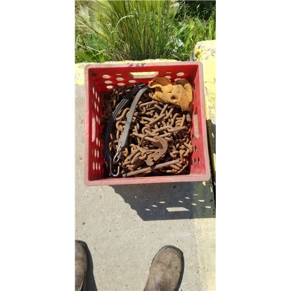 RED TOTE WITH TIRE CHAINS 11 25, SS WIND DEFLECTOR, AND GMC SS WINTER FRONT