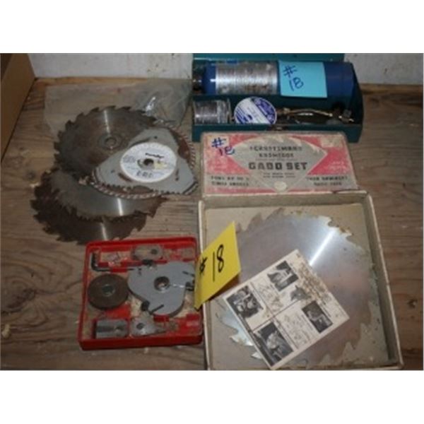 SAW BLADES, DUDO SET, PROPANE TORCH