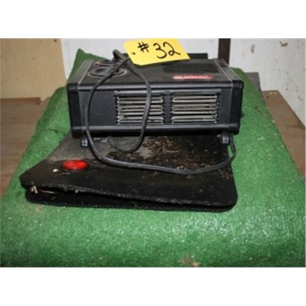 ELECTRIC HEATER, MUD FLAPS, ASTRO TURF