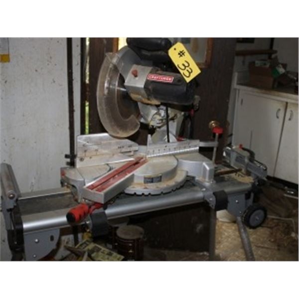 CRAFTSMAN MITER SAW C/W STAND
