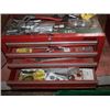 Image 1 : 5 DRAWER TOOL BOX C/W WRENCHES, PUNCHES, PULLERS, PLIERS, SOCKETS