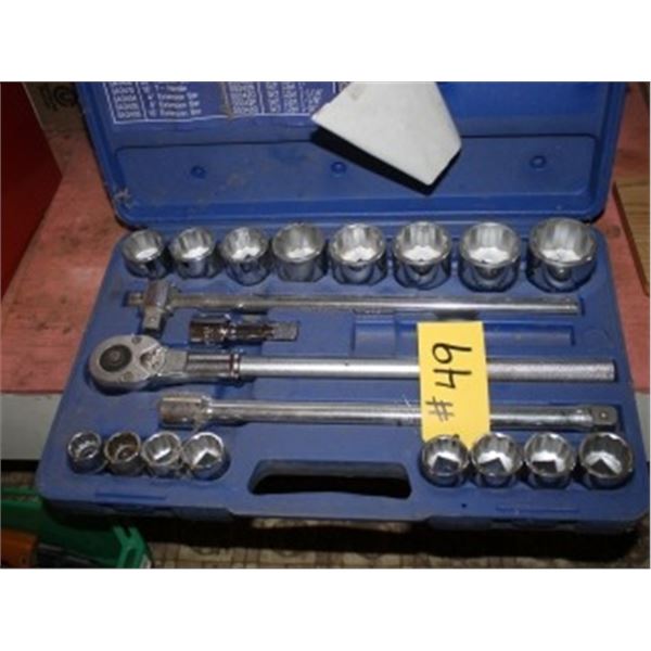 WESTWARD 3/4" SOCKET SET (INCOMPLETE)