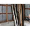 Image 1 : MISC LUMBER IN CORNER, RUNNING BOARDS, PIPE ELBOWS